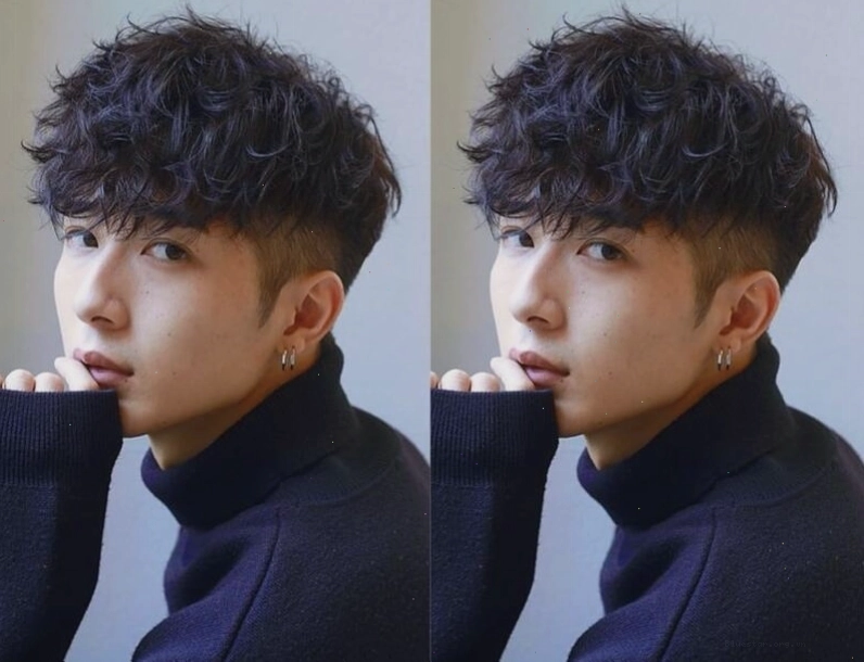 Mullet uốn xù nổi bật và cá tính