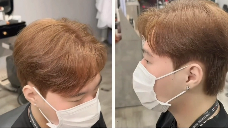 Nâu lạnh ánh kim nam tạo hiệu ứng bóng mượt ấn tượng