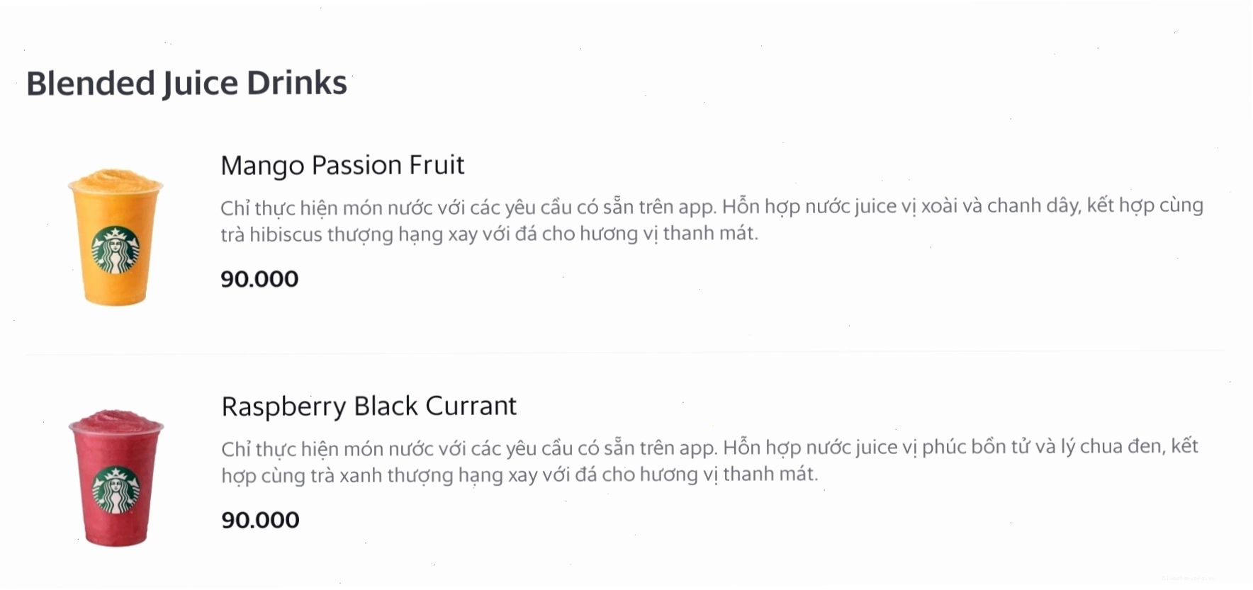 Nhân viên Starbucks đang chuẩn bị đồ uống