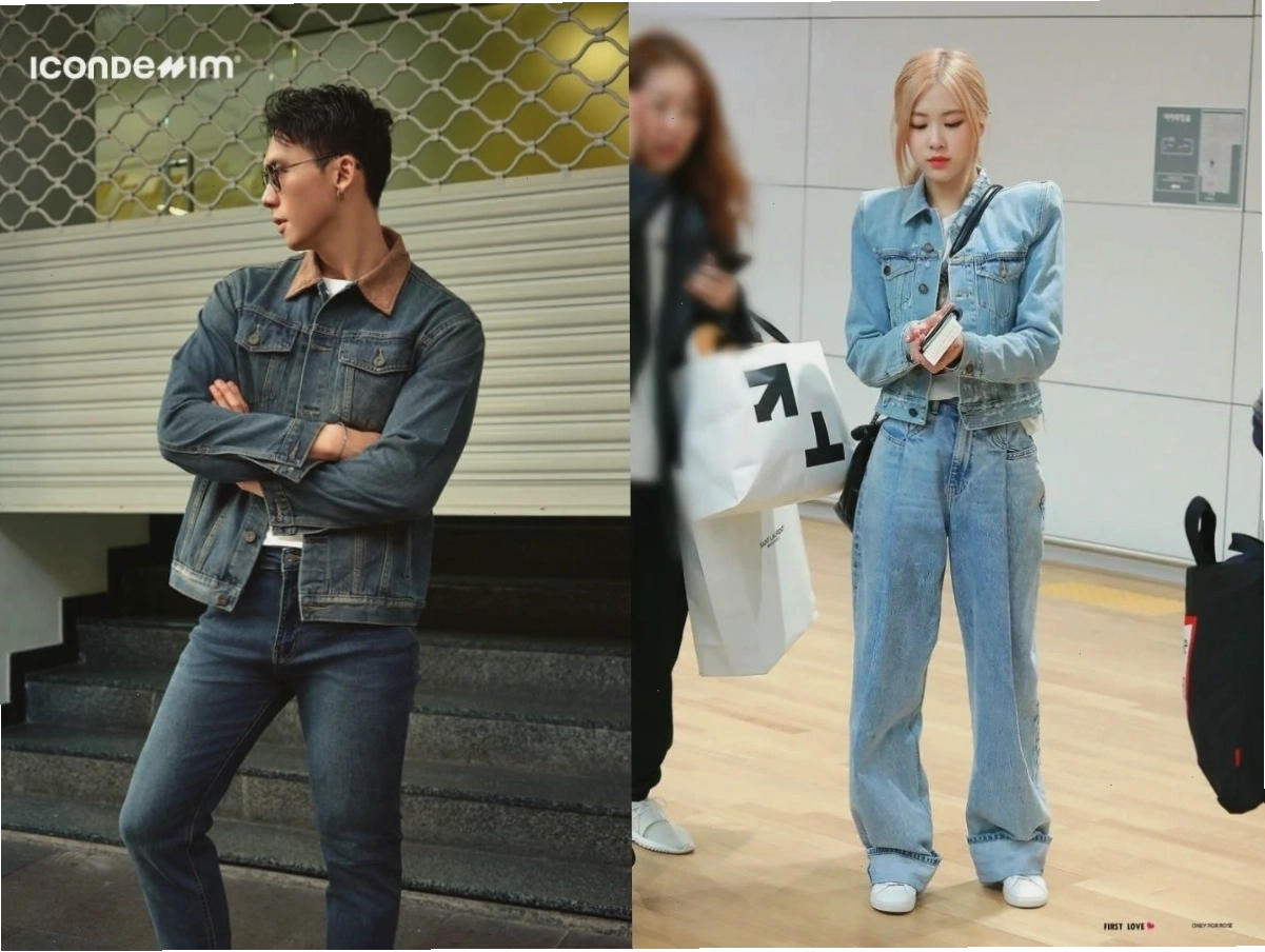 Outfit denim với quần jeans và áo khoác jeans