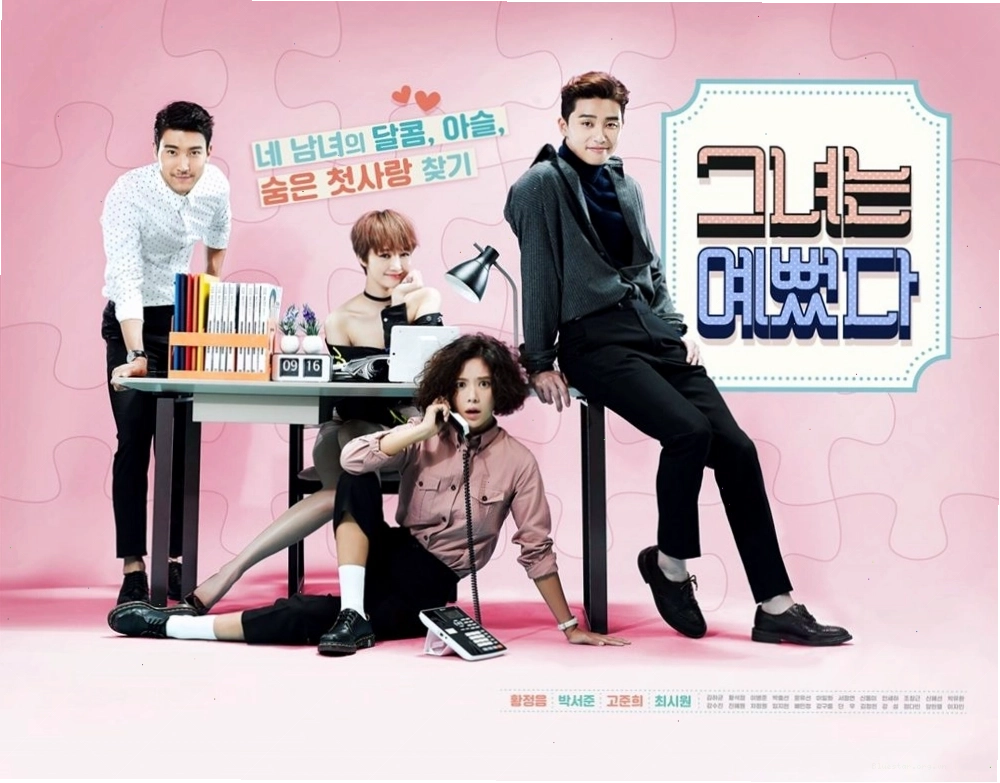 Park Seo Joon và Hwang Jung Eum trong phim She Was Pretty