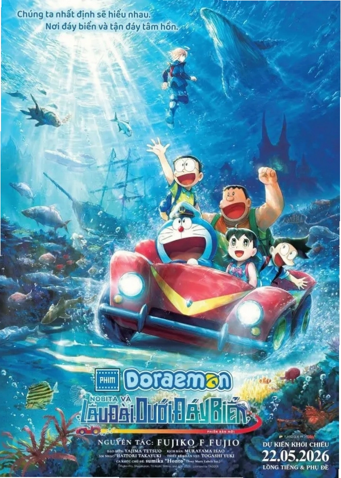 Phim Điện Ảnh Doraemon: Nobita Và Lâu Đài Dưới Đáy Biển-P (Lồng tiếng)