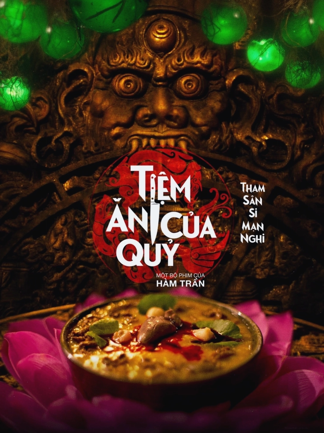 Poster chính thức của phim Tiệm ăn của quỷ với concept bí ẩn và cuốn hút