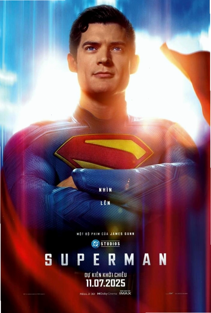 Poster chính thức của Superman 2025