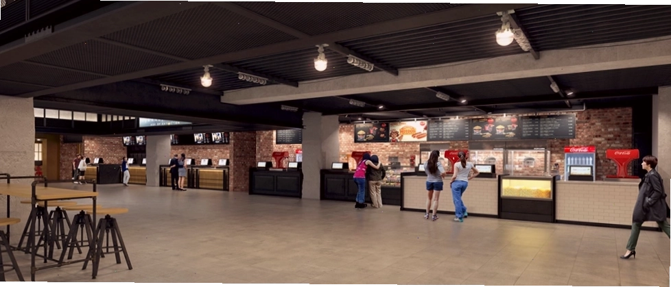 Quầy bán bắp rang bơ và đồ ăn nhẹ tại CGV Vivo City