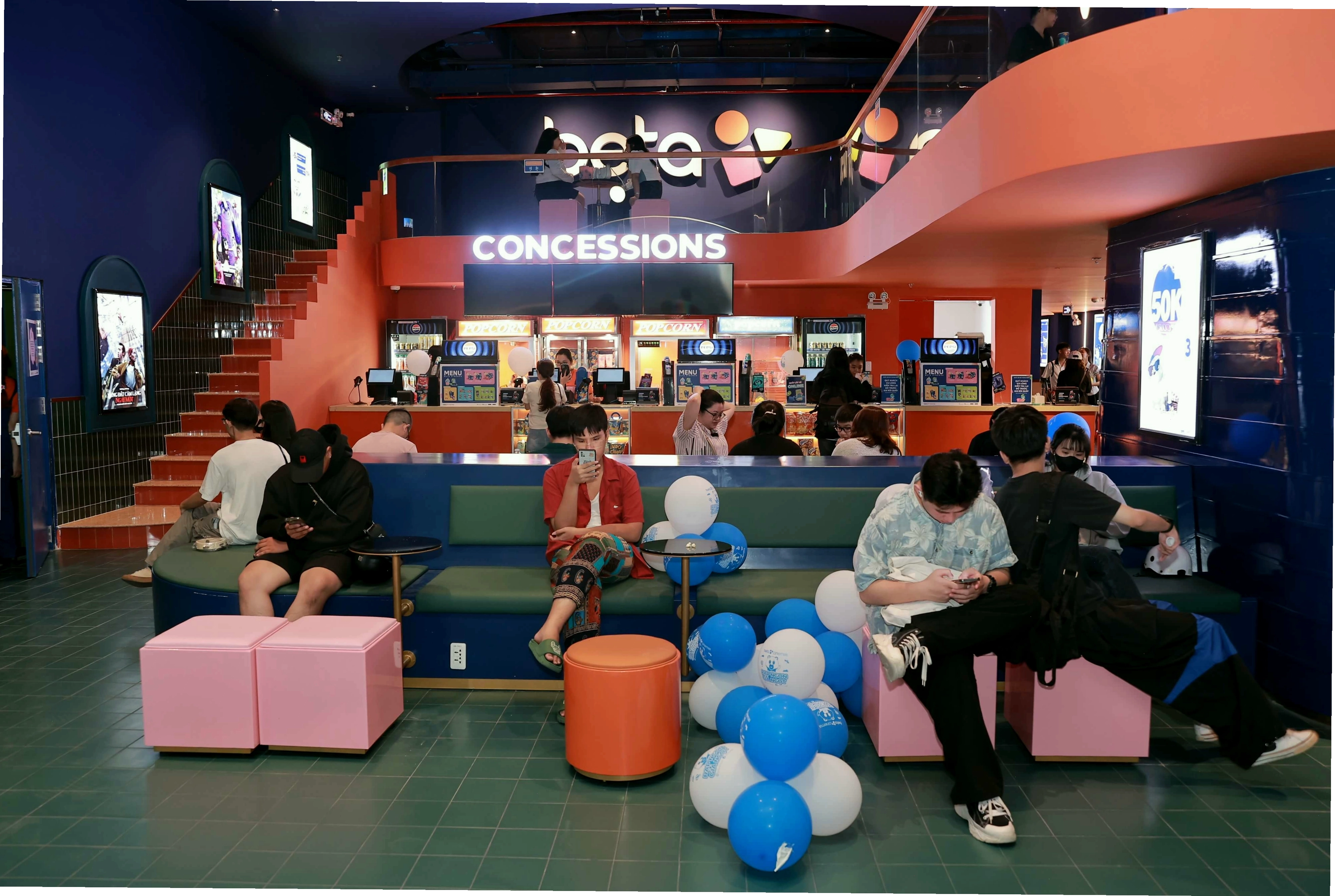 Quầy bắp nước tại rạp Beta Cinemas