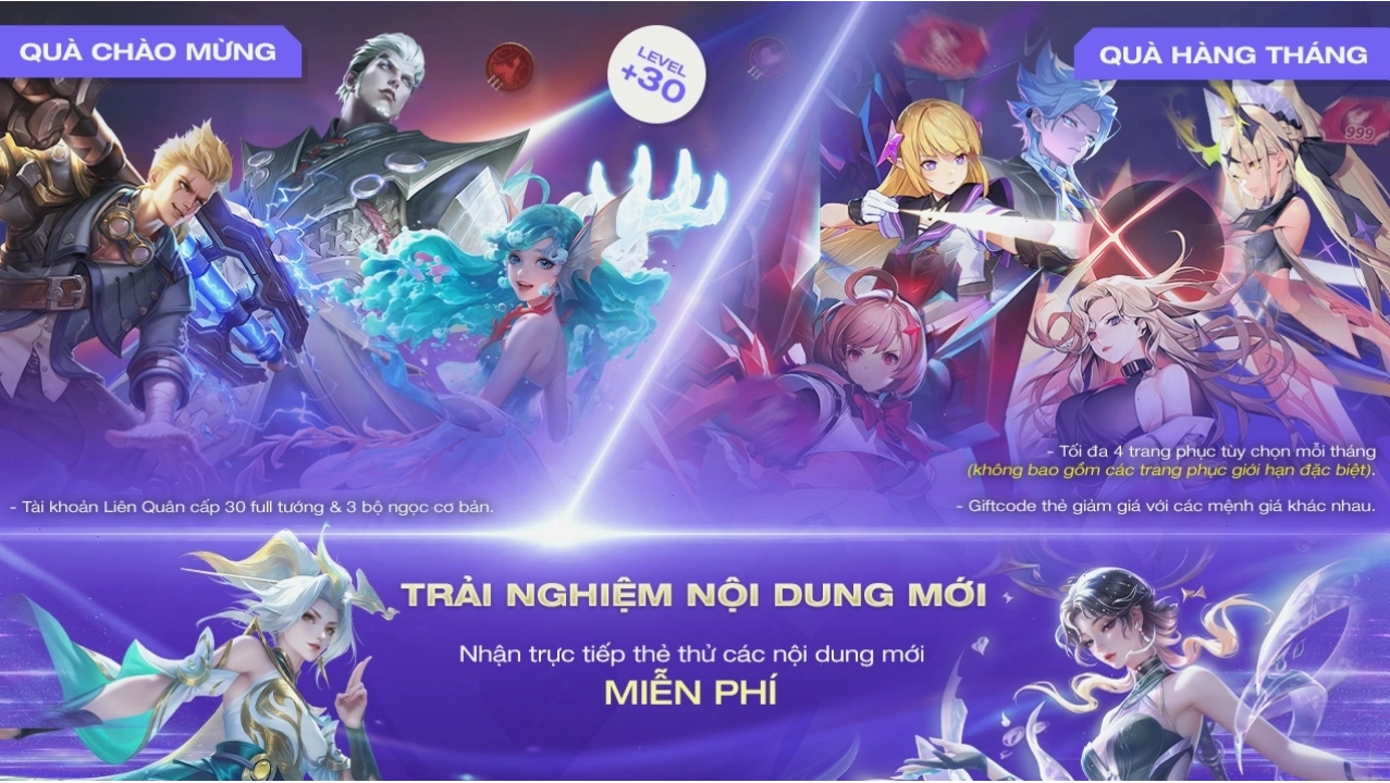 Quyền lợi tham gia chương trình Siêu Sao Tập Sự Liên Quân Mobile