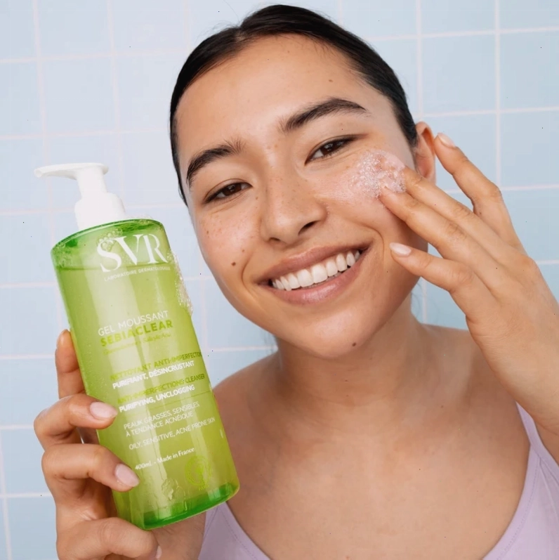 SVR Sebiaclear Gel Moussant - đồng hành cùng làn da dầu mụn