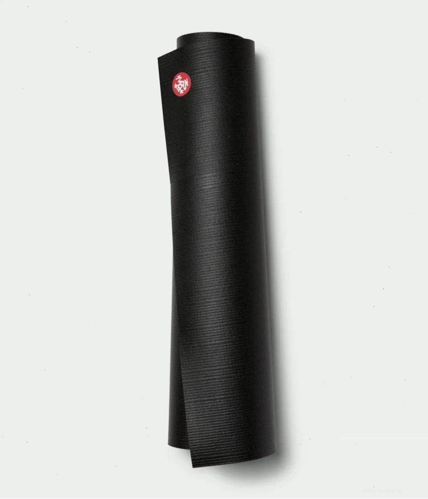 Thảm tập yoga Manduka PRO 6mm màu đen dày dặn, êm ái