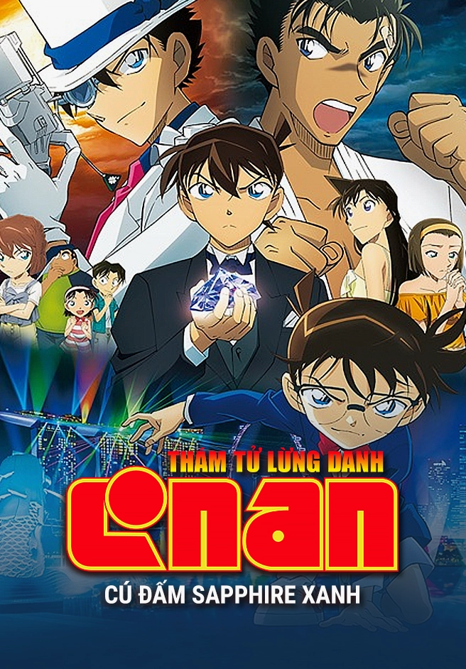 Thám Tử Conan Movie 23: Cú Đấm Xanh Sapphire - Khám Phá Thế Giới Singapore Đầy Kịch Tính