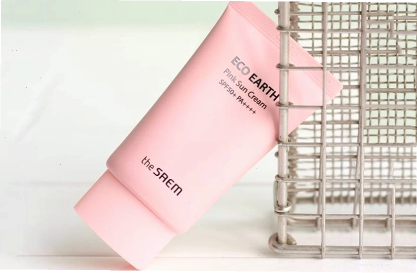 The Saem Eco Earth Power Pink Sun Cream - Kem chống nắng nâng tông