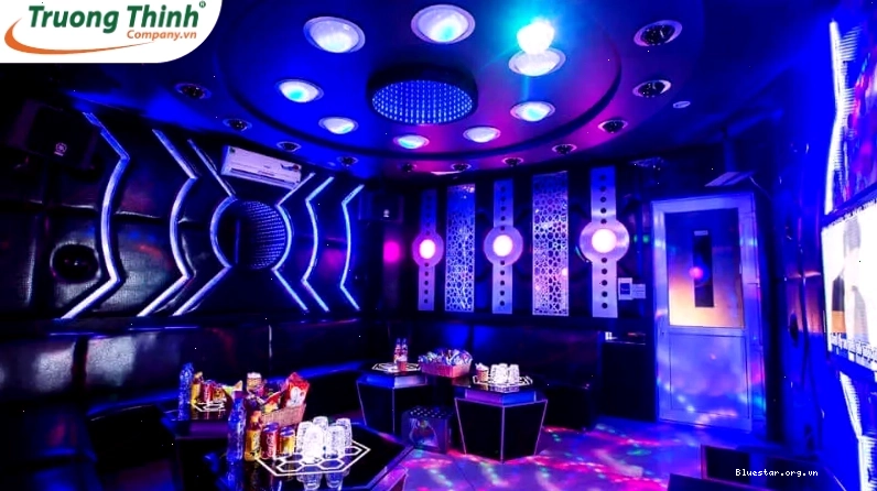 Thiết kế phòng KTV hiện đại với cách âm, âm thanh và ánh sáng chuyên nghiệp