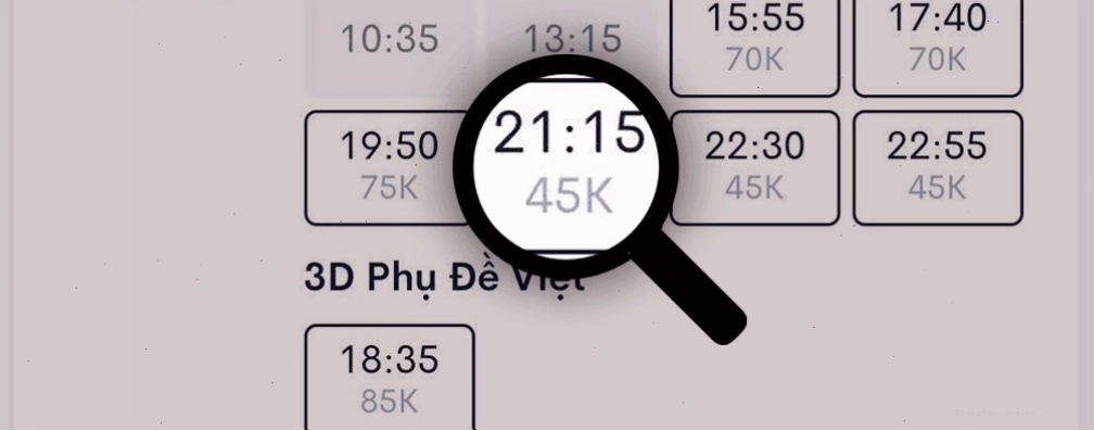 Thông tin giá vé xem phim tại Rạp Beta