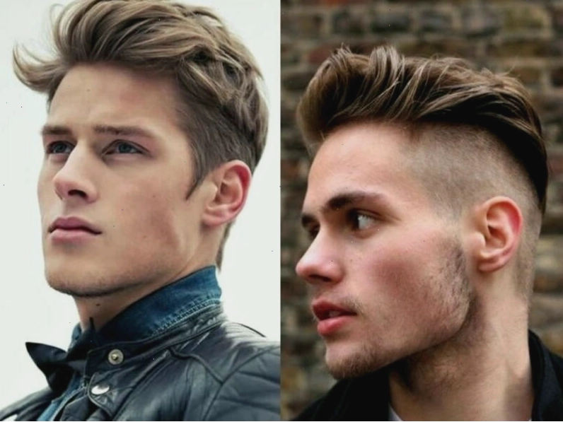 Tóc Mullet layer nam ngắn kết hợp quiff