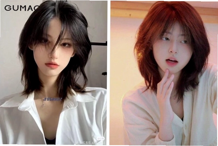 Tóc mullet nữ xoăn tạo hiệu ứng bồng bềnh