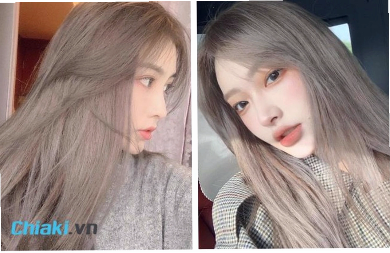 Tóc nhuộm màu nâu tây ánh khói nổi bật và cuốn hút