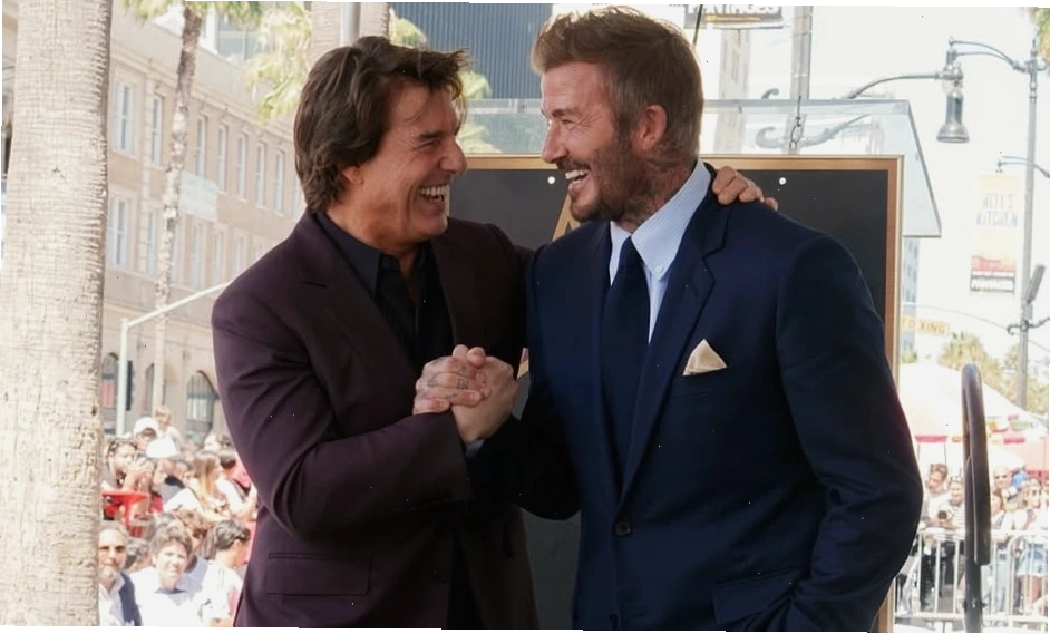 Tom Cruise tại sự kiện của David Beckham