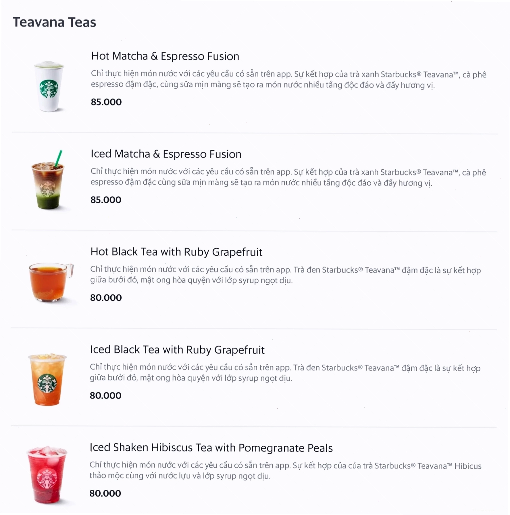 Trình bày các loại bánh quy Starbucks