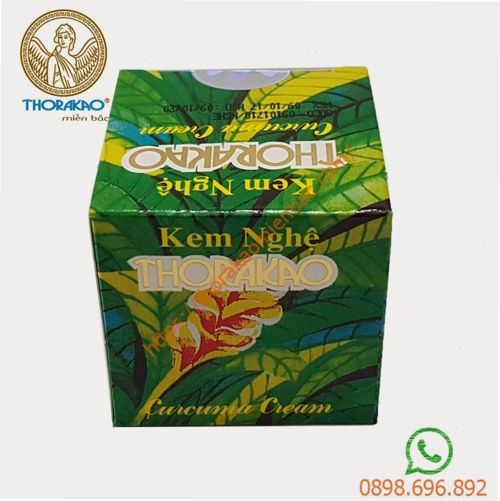 Tuýp kem nghệ Thorakao 7g với bao bì đặc trưng