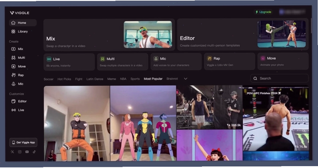 Viggle AI cho phép người dùng biến bất kỳ nhân vật nào thành video chuyển động theo ý muốn